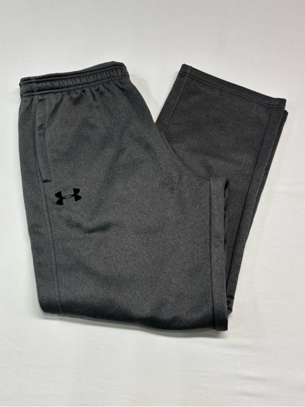 Under Armour Men’s Storm Armour Fleece Sweatpants Gray XL straight leg -469
